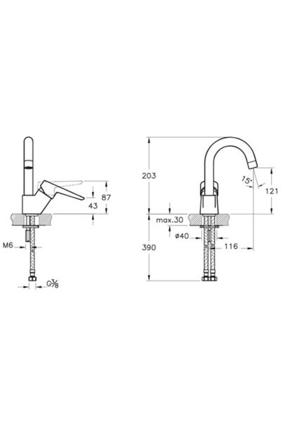 Solid S Lavabo Bataryası Döner Borulu A42442