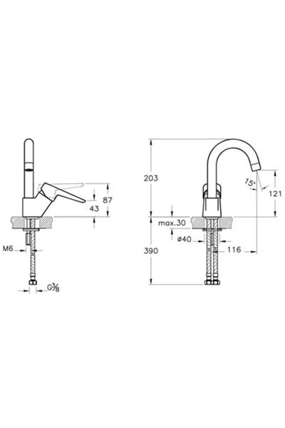 Solid S Lavabo Bataryası Döner Borulu A42442