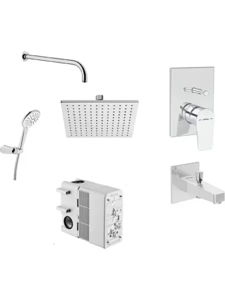 VitrA Flow Square Ankastre Duş Seti A49305