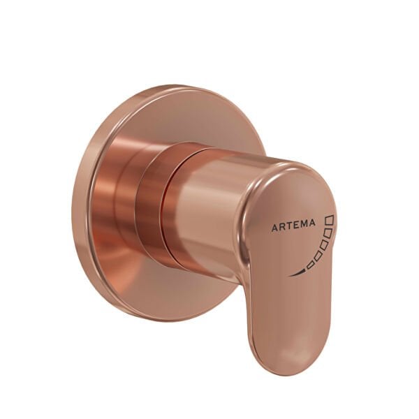 VitrA Root Round Ankastre Stop Valf Sıva üstü, Soft Bakır A4273029