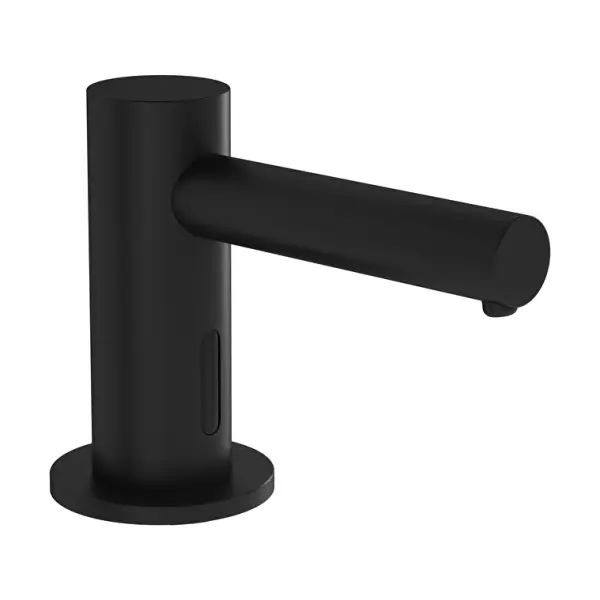 VitrA Origin Temassız Sıvı Sabunluk Tezgah üstü kullanım, elektrikli, kısa, mat siyah A4469936WTC