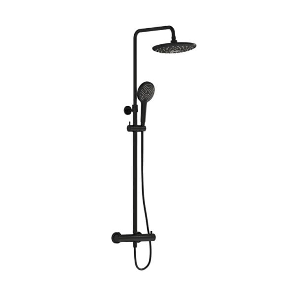 Vitra AquaHeat Bliss 240 2F Duş Sistemi Mat Siyah Ürün Kodu: A4720536